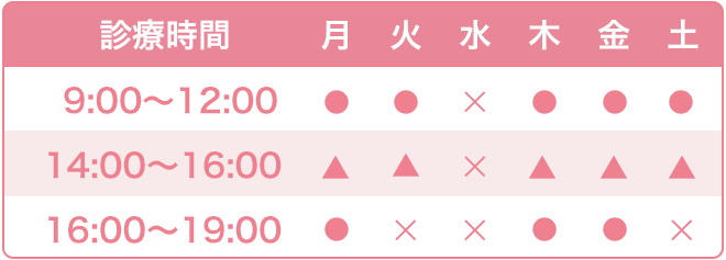 診療時間| やえクリニック
